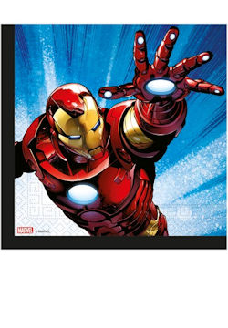 AVENGERS TOVAGLIOLI IN CARTA CM.33x33 CONF.20PZ. BIGI