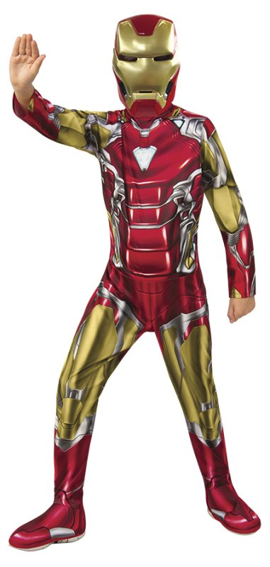 COSTUME PERSONAGGIO IRON MAN ENDGAME CLASSIC TAGLIA L 7/8 ANNI