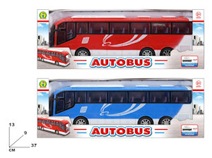 AUTOBUS A FRIZIONE CM.37 IN IN SCATOLA MAZ.