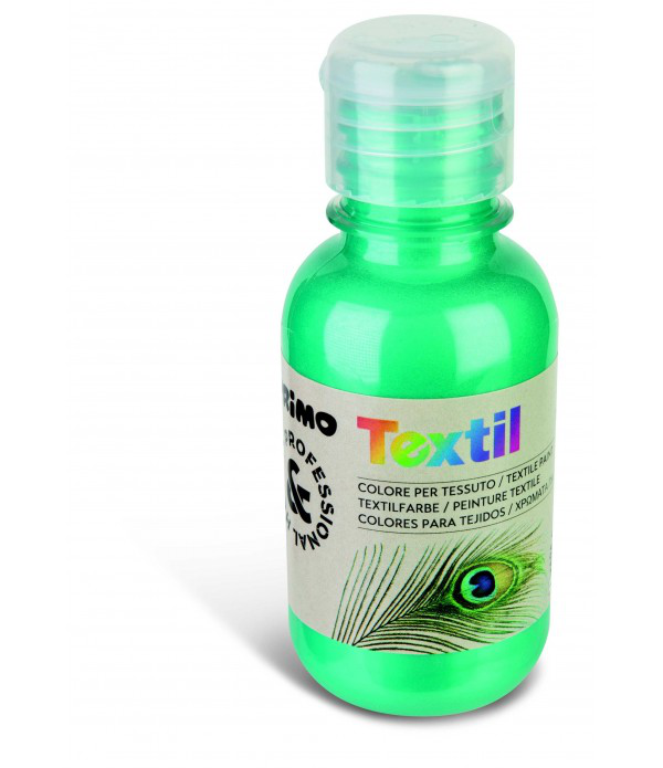 COLORE PER TESSUTO IN FLACONE 125 ML. METAL VERDE PRIMO