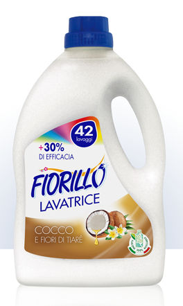 LAVATRICE LIQUIDO LAVAGGI 42 FIORILLO COCCO E FIORI DI TIARE' LT.2,5