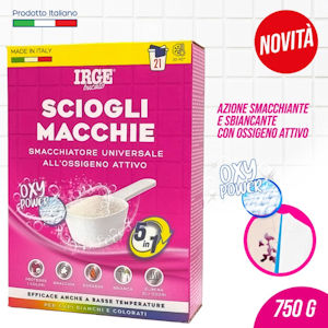 BUCATO SCIOGLIMACCHIE IN POLVERE 750GR. OXY IRGE