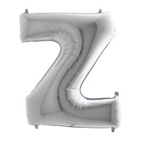 PALLONCINO MYLAR  cm.36 LETTERA ARGENTO Z