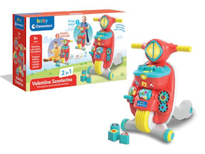 PRIMI PASSI VALENTINO SCOOTERINO INTERATTIVO 9+ MESI 17853 CLEMENTONI