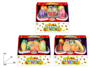 CUCINA FRUTTA E VERDURA IN CESTINO CM.26x19 MAZ.