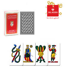 CARTE DA GIOCO NAPOLETANE EXTRA n.82 ASTUCCIO ROSSO DAL NEGRO