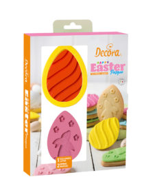 DOLCI TAGLIAPASTA PASQUA OVETTI CON MARCATORI KIT DA 3PZ. 0255226 DECORA