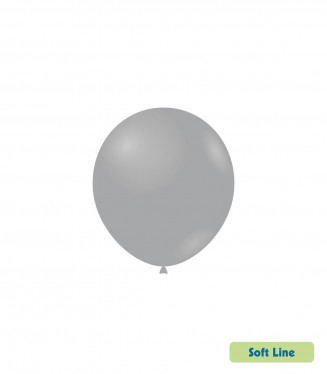 PALLONCINI 5 POLLICI CM.13 CONF.100PZ. GRIGIO FUMO 143 SOFTLINE