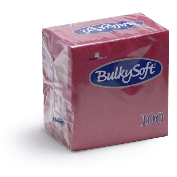 TOVAGLIOLI 2 VELI 25x25 BORDEAUX conf.100pz. BULKYSOFT