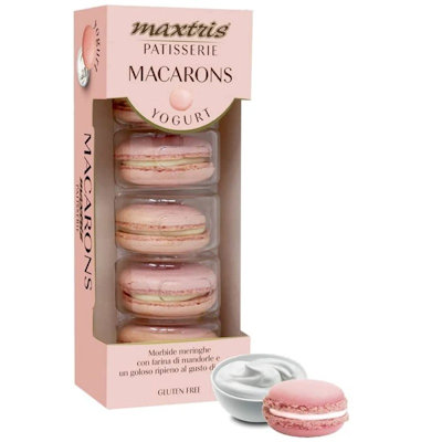 MACARONS CONF.5PZ. YOUGURT ROSA
