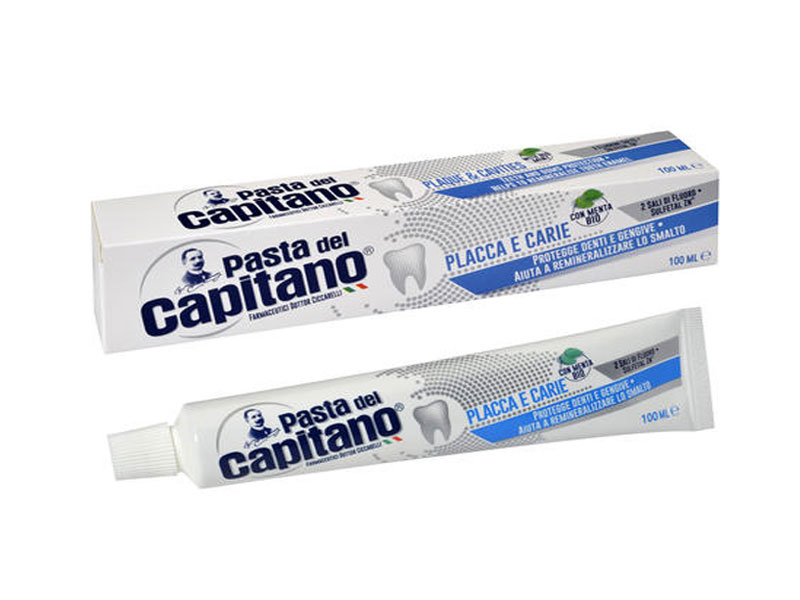 DENTIFRICIO PASTA DEL CAPITANO 100ML. PLACCA E CARIE