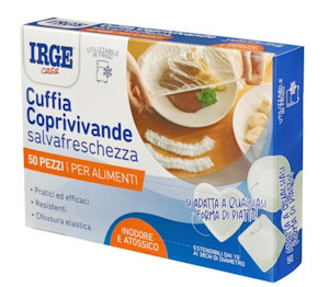 CARTA PELLICOLA PER ALIMENTI CUFFIA CONF.50PZ. IRGE