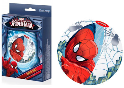 PALLONE GONFIABILE PERS. M. CM.50 SPIDERMAN BESTWAY 98002
