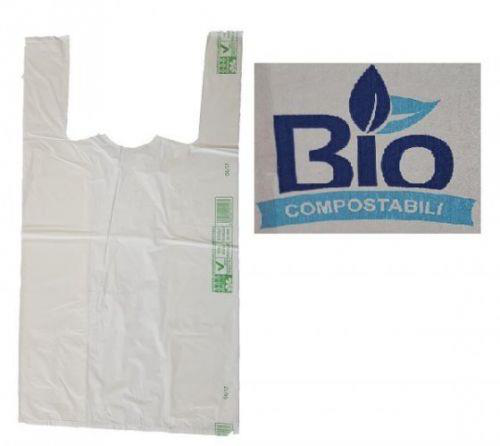BUSTA SHOPPER BIO COMPOSTABILE pz.500 24x12x40 MINI