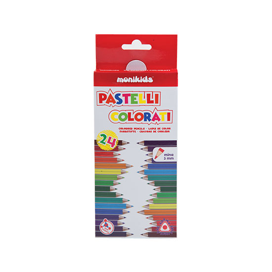 PASTELLI IN LEGNO DA 24 MONIKIDS NIKOFFICE