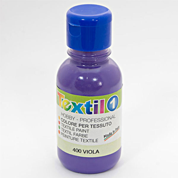 COLORE PER TESSUTO IN FLACONE 125 ML. VIOLA PRIMO