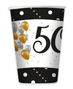 50 ANNI PRESTIGE BICCHIERI CC.200 CONF.8 PZ. BIGPARTY
