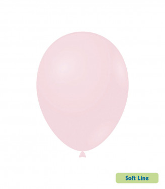 PALLONCINI 12 POLLICI CM.30 ROSA BABY 126 PASTELLO CONF.50PZ. SOFTLINE