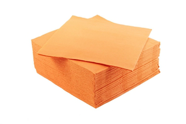 TOVAGLIOLI 2VELI 38x38 ARANCIO CONF.40PZ. GOFFRATO IDEAL