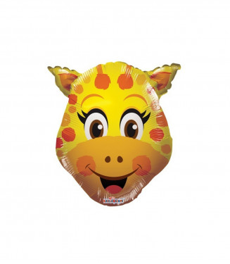 PALLONCINO MYLAR SAGOMA ANIMALETTO TESTA GIRAFFA MINISHAPE ROCCA
