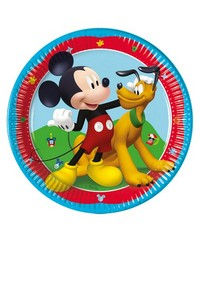 MICKEY PIATTO CM.20 IN CARTA CONF. DA 8PZ.