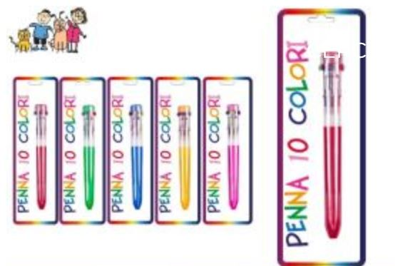 PENNA 10 COLORI IN BLISTER EOLD.