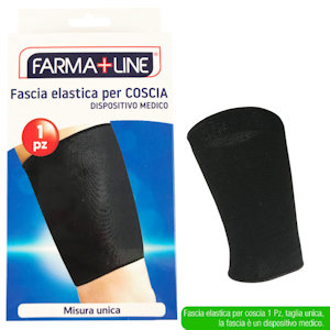 MEDICAZIONE FASCIA ELASTICA COSCIA TAGLIA UNICA CONF.1PZ. FARMALINE