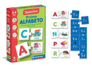 SAPIENTINO PRIMO ALFABETO 2-4 ANNI 16839 CLEMENTONI