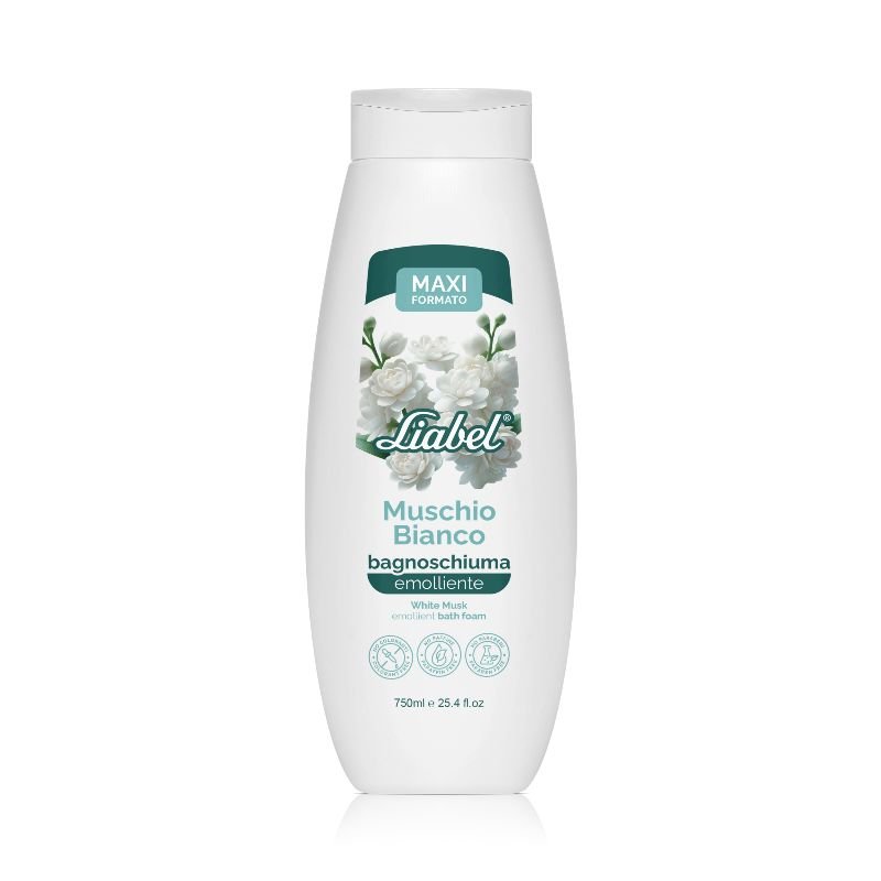 BAGNOSCHIUMA 750ML. LIABEL MUSCHIO BIANCO EMOLIENTE