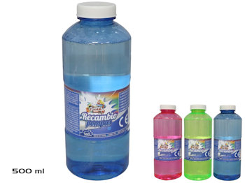 BOLLE DI SAPONE RICAMBIO FLACONE 500ML. GERIMPORT