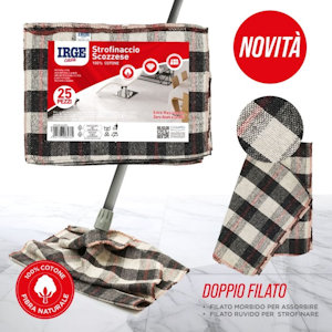 PAVIMENTO PANNO IN COTONE STROFINACCIO CM.40x60 IRGE