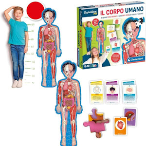 SAPIENTINO PIU' IL CORPO UMANO 6-10 ANNI 16471 CLEMENTONI