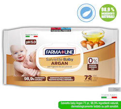 MONOUSO SALVIETTINE BABY CONF.72PZ. ARGAN FARMALINE