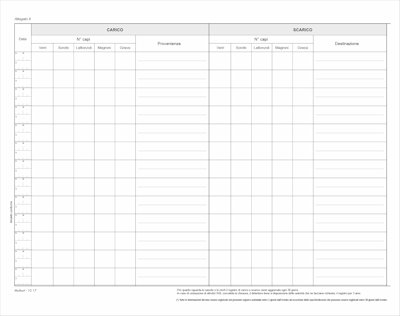ALLEVAMENTO REGISTRO CARICO E SCARICO SUINI DATA UFFICIO