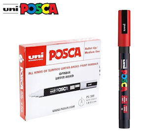 PENNARELLO OSAMA UNIPOSCA PC-5 M ROSSO