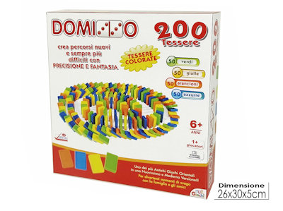 GIOCO DOMINO 200 TESSERE IN PLASTICA 122018 GENERAL