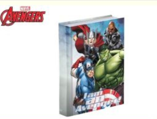 DIARIO SCUOLA 10 MESI STANDARD NON DATATO AVENGERS EOLD.
