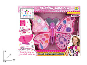 MAKE UP TRUCCHI COFANETTO FARFALLA CM.35x29 MAZ.