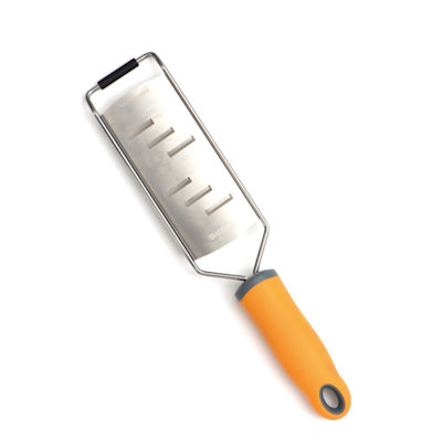 UTENSILE GRATTUGIA LAMA LARGA IN ACCIAIO CON MANICO PROF. CM.6.5x31 DECORA