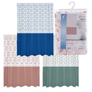 TENDA DOCCIA CM.240x200CM LIBERTY DECORATA KASAVIVA