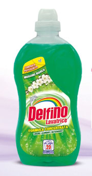 LAVATRICE LIQUIDO LAVAGGI 20 DELFINO MUSCHIO BIANCO 1LT.