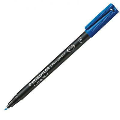 PENNARELLO STAEDTLER LUMOCOLOR 318 PUNTA F BLU pezzi 10