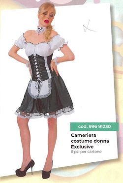 COSTUME ADULTO CAMERIERA EXCLUSIVE