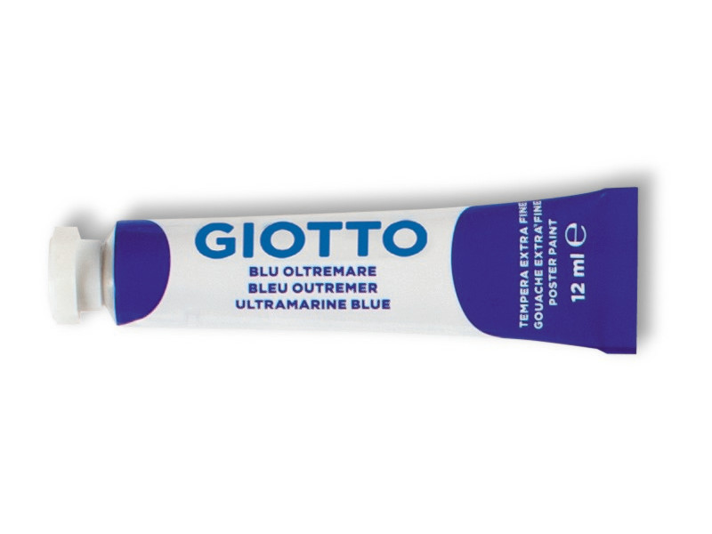 TEMPERA IN TUBETTO 12ML. 17 BLU OLTREMARE GIOTTO PEZZI 6