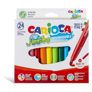 PENNARELLI MAXI JUMBO CARIOCA DA 24 CARIOCA