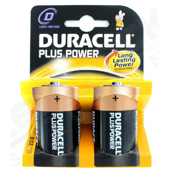 BATTERIA DURACELL PLUS TORCIA CONF. 2PZ. ART.(D)1300