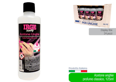 MAKE UP ACETONE PER UNGHIE IRGE 125ML.