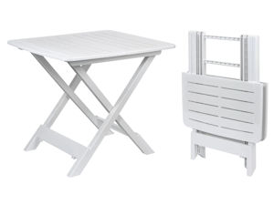 TAVOLO IN PLASTICA RICHIUDIBILE AIGE BIANCO 44x44x50 KASAVIVA