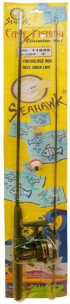 GIOCO CANNA DA PESCA CON MULINELLO IN 2 PZ. SU BLISTER 90402