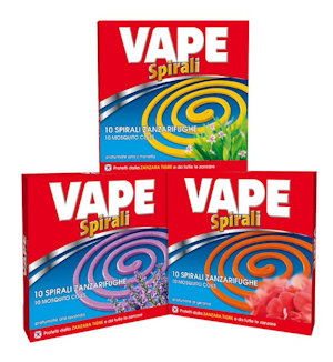 CITRONELLA SPIRALI ZAMPIRONI CONF.DA 10PZ. VAPE 3 PROFUMAZIONI